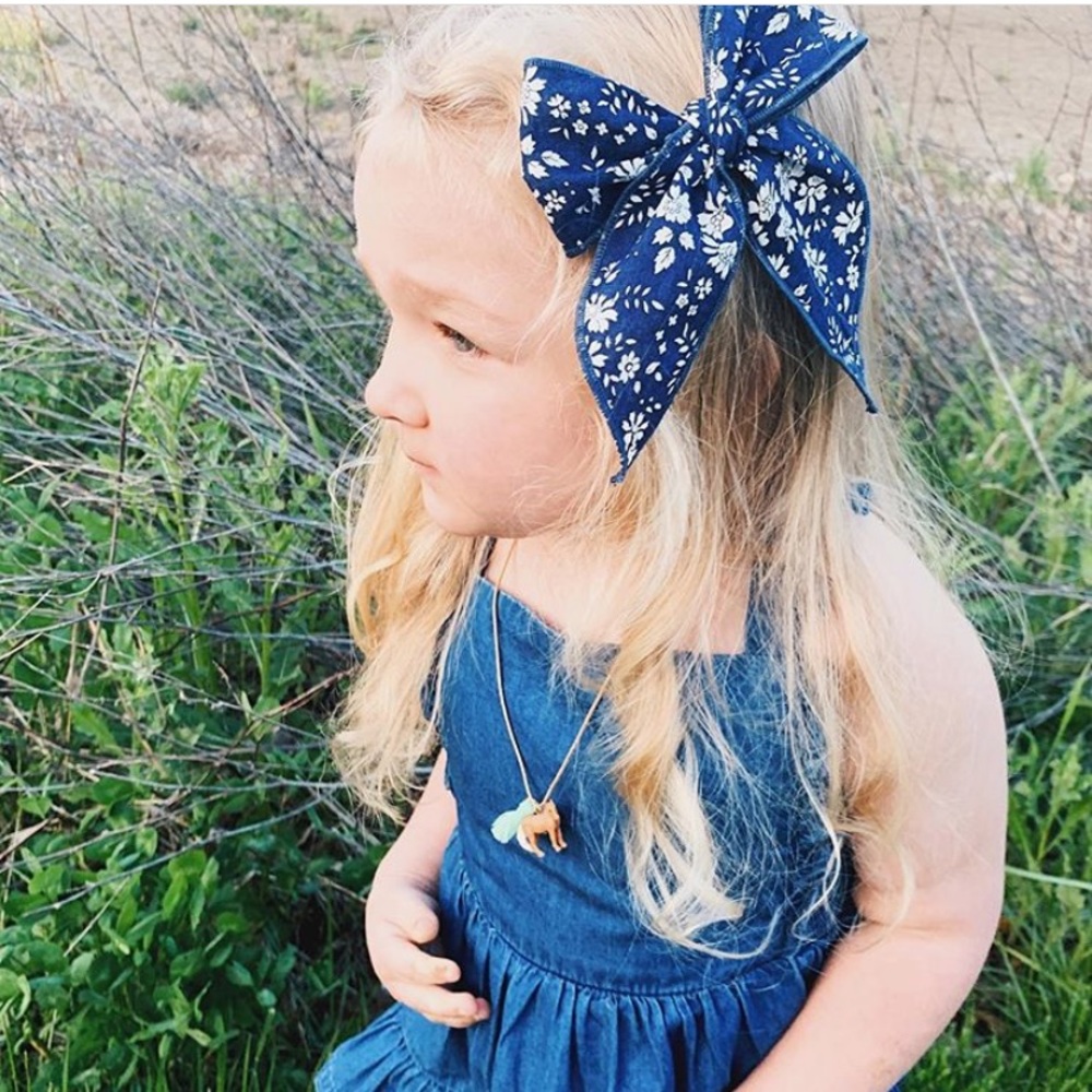 Cat & Jack Chambray Ruffle Tank Top